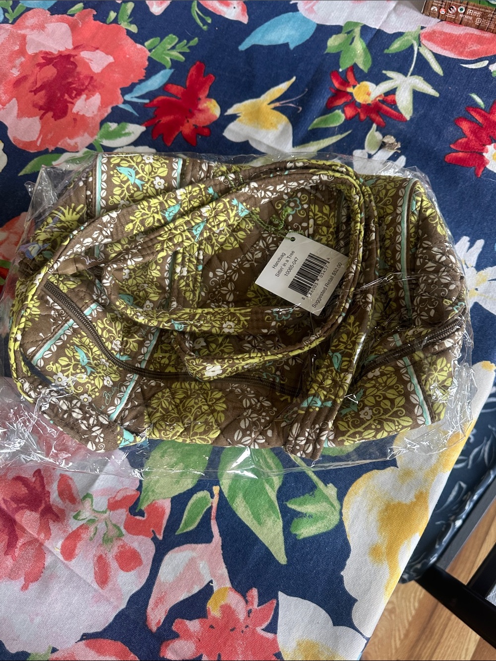 NWT Vera Bradley 101 Handbag Sitting in a Tree